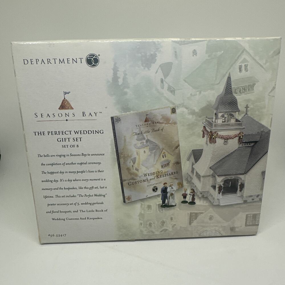 Dept 56 Seasons Bay The Perfect Wedding Gift Set #53417